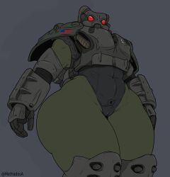 1girls 2020s 2024 2d 2d_(artwork) abs armor ass bethesda big_ass big_thighs bottom_heavy cameltoe dressed enclave enclave_(fallout) fallout female female_focus female_only frank_horrigan helmet hi_res highres hips large_ass mask masked masked_female methados midriff muscular muscular_female navel power_armor rule_63 solo solo_female solo_focus thick_thighs thighs toned toned_female wide_hips