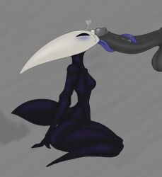 anthro arachnid arched_back arthropod arthropod_abdomen ass balls big_balls big_butt big_penis biped black_body blurred_background blush blush_lines bodily_fluids breasts dripping erection featureless_breasts female genital_fluids genitals grey_body grey_skin hollow_knight hornet_(hollow_knight) huge_butt humanoid_genitalia humanoid_penis jizzus licking long_penis long_tongue looking_up_at_penis male male/female mostly_offscreen_character non-mammal_breasts oral penile penis penis_lick penis_on_face precum precum_drip precum_on_face segmented_body sex sitting sitting_on_ground small_breasts small_waist spider team_cherry thick_thighs tongue tonguejob wasp_waist white_body wide_hips