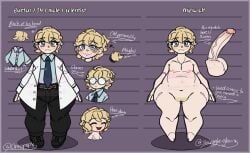 andromorph cuntboy female/female gay gay_male homosexual homosexual_female homosexual_sex lesbian male/male male_only male_penetrated male_penetrating original_character reference reference_image reference_sheet scientist snugg-glow
