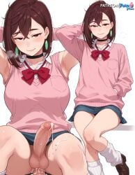 ai_generated anal ayase_momo balls big_breasts big_dick blush breasts cute dandadan dick futanari futaplus hentai multiple_views nude penis sex sexy shy spread_ass teen uncensored underwear