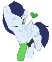 animal_genitalia equine erection feral friendship_is_magic fur heart horsecock male mammal my_little_pony one_eye_closed pegasus penis smallandnaughty soarin_(mlp) socks solo wings wink wonderbolts_(mlp)