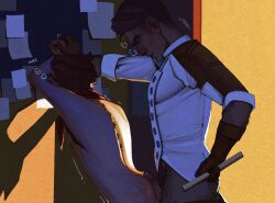 2boys 2d 2d_(artwork) 2men academy arcane arcane_jayce arcane_viktor arms ass ass_focus ass_grab big_hands bigger_male black_hair blush boys boys_only bred breeding brown_hair classroom clothed_sex clothing cock cock_on_butt color colored cuddling dark-skinned_male dark_skin dialogue digital_media_(artwork) erection exposed_ass exposed_cock face frotting full_color fully_clothed gay gay_male gay_sex gloves grinding grinding_on_penis grinding_penis_on_ass grinding_through_clothes hairy_male hairy_penis hairy_thighs hand_on_hip hands hands_on_ass hard_on hugging hugging_from_behind humping humping_ass jayce jayce_talis latino latino_male league_of_legends light-skinned_male light_skin looking_at_another looking_at_partner looking_down looking_pleasured loving_aura loving_couple loving_it male male/male male_focus male_only masculine_gay masculine_male mole_under_eye muscular muscular_male naked_male no_penetration no_sex nude_male pale-skinned_male pale_skin pants_down penis penis_on_ass riot_games romantic_ambiance romantic_couple ruler school school_uniform sex shirt shirt_only size_difference skinny_male skinny_waist small_waist smaller_male soft spanked spanked_ass spanked_butt tan_skin twink uniform viktor_(league_of_legends) wall_sex yaoi