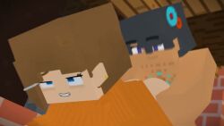 3d animated bottomless cum cum_in_pussy cum_inside cumflation lou_(pearickmc) mine-imator minecraft older_female original original_character partly_clothed pussy realaltstars tagme video