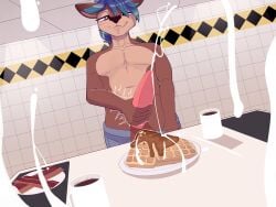 fan character from waffle house by chapaevv