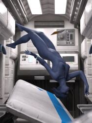1girls 3d alien alien_girl alien_humanoid asari blue_skin breasts floating liriatr mass_effect mass_effect_andromeda medium_breasts naked naked_female nipples nude nude_female peebee purple_nipples solo solo_female