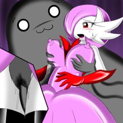 alternate_color aozora black_boots blush boots breasts cum gardevoir kemono mega_gardevoir nintendo nipples penetration pokémon_(species) pokemon pokemon_(species) pussy red_eyes shiny_pokemon tagme video_games