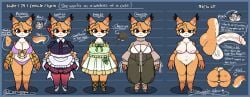 big_penis catgirl original_character reference reference_image reference_sheet snugg-glow
