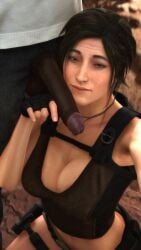 lara croft from tomb raider by the vice art