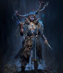 1girls 3d 3d_model 3d_render assassin's_creed_(series) assassin's_creed_valhalla breasts cleavage clothed face_markings facial_markings female female_human high_quality high_resolution highres human_shaman jewelry necklace nordic nordic_female norse norse_pagan norse_woman pagan paganism seer sexy shaman shamaness shamanic tattoo tattoo_on_face tattoos tribal tribal_clothing tribal_female tribal_headdress tribal_jewelry tribal_markings tribal_necklace tribal_outfit tribal_paint tribal_spellcaster tribal_tattoo tribal_tattoos ubisoft underboob valhalla valka valka_(assassin's_creed_valhalla) valka_(valhalla) valka_the_seer video_game video_game_character video_game_franchise video_games viking viking_female wenjie_li