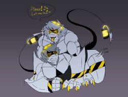 android bara drone gay himbo humanoid humping j_(murder_drones) mak_aholic male male/male male_only murder_drones muscles muscular n_(murder_drones) robot rule_63 self_upload tail yaoi