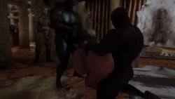 1girls 3d dark-skinned_male dark_hair dark_skin doggy_style fellatio huge_ass huge_breasts hyper_breasts interracial longer_than_30_seconds makad321 multiple_boys reverse_cowgirl_position skyrim tagme tan-skinned_female tan_skin video