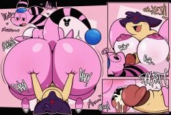 2025 absurd_res all_fours ambiguous_penetration ampharos anthro areola ass big_breasts big_butt biped blue_gem blush blush_lines bodily_fluids breast_grab breast_play breasts closed_eyes crotch_tuft cum cum_in_mouth cum_inside dialogue duo ejaculation english_text exclamation_point eyelashes eyewear female forehead_gem from_behind_position gem generation_2_pokemon genital_fluids genitals glans glasses hand_on_breast heart_symbol hi_res huge_butt humanoid_genitalia humanoid_penis looking_back luanctoons male male/female motion_lines nintendo nipples nude on_ground open_mouth open_smile penetration penile penile_penetration penis pink_body pink_heart pokemon pokemon_(species) question_mark quilava quill_(luanctoons) sex sharp_teeth shiny_pokemon smile sound_effects tail teeth text titjob tongue tuft vein white_text