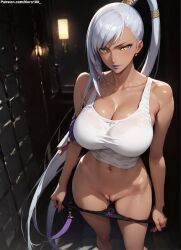 1girls 2d ai_generated ass big_ass big_breasts breasts code_geass completely_naked completely_nude completely_nude_female curvaceous curvaceous_female curvaceous_figure curvy curvy_figure dark-skinned_female dark_skin female high_quality hourglass_figure huge_breasts inviting_to_sex large_breasts light-skin light-skinned_female lips long_hair long_ponytail mature mature_female mature_woman milf mommy naked nero100 nipples nude nude_female pale-skin pale-skinned_female ponytail posing pussy sagging_breasts seductive seductive_look sexy_pose silver_hair stable_diffusion tagmeo thick_ass thick_butt thick_thighs thighs vagina villetta_nu white_hair wide_hips yellow_eyes