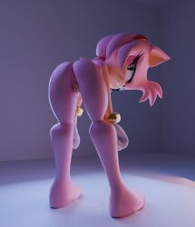 3d_(artwork) amy_rose anthro ass barefoot bedroom_eyes bent_over blender_(artwork) blender_cycles clothing digital_media_(artwork) emptiness42 eulipotyphlan feet female fur genitals gloves hair handwear hedgehog looking_at_viewer mammal narrowed_eyes nude pink_hair pussy seductive sega short_hair simple_background smug_face solo sonic_(series) sonic_the_hedgehog_(series) spread_legs spread_vulva spreading thighs_spread vulva zero_pictured