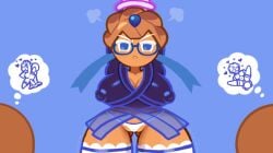 1girl 1girls 2boys 2d 2d_(artwork) angry angry_cloud angry_expression angry_face anon anonymous_character anonymous_male anthro anthrofied arm_up arms arms_tied barely_visible_genitalia barely_visible_pussy belly belly_button belly_button_visible_through_clothing belly_visible_through_clothing big_breasts blueberry_pie_cookie book breasts brown_body brown_skin brown_skinned_female brown_skinned_male clothed clothed_female clothing color colored cookie_boy cookie_boys cookie_girl cookie_girls cookie_run cookie_run_kingdom cookie_run_ovenbreak digital_media_(artwork) female food food_creature food_humanoid gem gem_on_hair gingerbread gingerbread_cookie gingerbread_man glasses glasses_on_face hair hand_up heart heart-shaped_pupils hi_res high_quality high_resolution highres humanoid kneehighs legs long_ribbon looking_at_partner male male/female mouth neck nipple_bulge nipple_visible_through_clothes nipple_visible_through_clothing nipples nipples_bulge no_pants not_human offscreen_character offscreen_male pangotime panties pussy pussy_visible_through_panties ribbon ribbon_in_hair ribbons ribbons_in_hair simple_background simple_coloring simple_shading socks solid_color_background spread_legs spreading spreading_legs tagme teeth teeth_showing tentacle tentacle_sex thick thick_legs thick_thighs thighs thighs_bigger_than_head thinking thinking_about_sex thinking_cloud tied_hands tremble tremble_lines trembling trembling_legs trembling_lines video_game video_game_character video_games