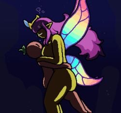 ambiguous_penetration big_ass big_breasts breasts bubble bubbles empress_of_light fairy female larger_female pink_hair red_body red_skin terraria tiara tomato tomato_(okami_tomato) underwater underwater_sex water wings yellow_body yellow_skin zxtomatofan