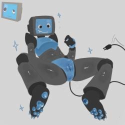 1girls asshole blush breasts claws claws-and-paws doodle female female_only leaking open_mouth paws pussy regretevator request roblox roblox_game robloxian robot_girl robot_tail scag_(regretevator) sexmaster99 sparkle spread_legs thighs tv_head waist wet_pussy