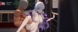 1boy 1girls 3d 3d_animation akt animated anon breasts dark_skin female female_penetrated green_eyes honkai:_star_rail honkai_(series) hoyoverse light-skinned_female long_hair male male/female male_penetrating_female medium_breasts moan moaning nipples orgasm pale-skinned_male pale_skin penetration penis penis_in_pussy pussy robin_(honkai:_star_rail) sex sex_from_behind sound sound_effects tagme vaginal_penetration vaginal_sex video video_game_character