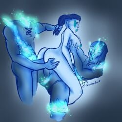 1girls 2018 2boys anal anal_penetration anal_sex ass bad_id big_ass big_breasts blue_eyes breasts closing_eyes darkest_dungeon double_penetration farmhand_(darkest_dungeon) female headless headless_male hellion_(darkest_dungeon) hi_res holding_breast levelend long_hair magic male male/female penis ponytail pussy rape sex vaginal_penetration vaginal_sex