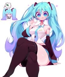 hatsune miku from sega by rox hoxten