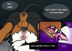 anthro anthro_on_anthro anus ass balls bed bedroom big_ass black_and_white_fur black_fur border_collie canid canine canis cock dark_anus doberman dobermann dog_girl domestic_dog female furry furry_ass furry_balls furry_female furry_futa furry_with_furry futa_on_female futa_with_female futadom futanari hanging_balls humanoid_genitalia incest interjection intersex long_fur maxine_(saggeza-selvaggia) musk musky onomatopoeia penis phaedra_(saggeza-selvaggia) pink_pussy pinned_down puffy_anus pussy saggeza-selvaggia saliva saliva_drip saliva_trail text tongue tongue_kiss trans_woman transfem vagina vaginal_fluids vaginal_penetration vapor wet_pussy