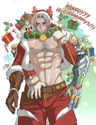 bucky barnes from christmas by soulcrz