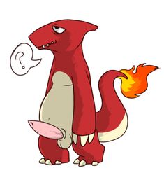 ? balls barefoot charmeleon erection fire male male_only nintendo nude penis pink_penis plain_background pokémon_(species) pokemon pokemon_(species) scalie seductivefeline solo video_games white_background