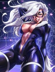 black cat (marvel) from marvel by foxyart