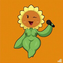 sunflower (pvz) from plants vs zombies by krattgg