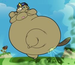 2boys accessories_only animal_crossing anthro anthro_male anthro_only anus backwards_baseball_cap backwards_cap backwards_hat baseball_cap beaver beaver_tail being_watched big_moobs big_pecs binoculars biting_lip biting_own_lip blue_eyes blue_eyes_male blue_sky brown_body brown_fur c.j._(animal_crossing) calorie cap clothes clothing clouds duo duo_male ears_back ears_down eyewear eyewear_on_head fart fart_cloud fart_fetish farting fat fat_male fetish fists_clenched freckles freckles_on_face furry furry_male furry_only glasses glasses_on_forehead glasses_on_head grass green_fart green_fart_cloud hair hair_tuft hand_down_pants hand_in_pants hat hyper_fart leg_raise leg_raised male male_anus male_nipples masturbating masturbation monobutt moobs mostly_nude nintendo nipples no-human no_human no_humans no_penetration no_penis no_sex on_one_leg one_eye_closed one_eye_open only_furry outdoors outdoors_nudity overweight overweight_male pecs pink_nipples png raised_leg rodent shorts sky solo_focus spying standing standing_on_one_leg standing_up sunglasses sunglasses_on_forehead sunglasses_on_head tail tanuki teeth_clenched tom_nook unusual_anatomy watching watching_from_afar yellow_hair