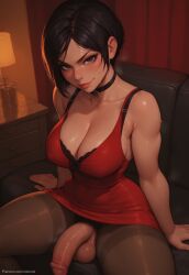1futa ada_wong ai_generated ass balls big_ass big_breasts big_butt big_hips big_penis black_eyes black_hair black_panties breasts cleavage dick dickgirl dress eyebrows eyelashes futa_only futanari grin grinning grinning_at_viewer hair hands-free holster huge_cock indoors intersex lips long_hair looking_at_viewer makeup medium_hair musk musk_clouds musky musky_balls musky_cock narrow_waist narrowed_eyes nose panties panty pantyhose penis red_dress resident_evil resident_evil_2_remake resident_evil_3_remake seducing seductive seductive_eyes seductive_gaze seductive_look seductive_mouth seductive_pose seductive_smile shiny_skin short_hair smile smile_at_viewer smiley_face smooth_balls smooth_penis smooth_skin solo solo_dickgirl solo_focus solo_futa sweat sweatdrop sweating sweaty sweaty_body testicles tight_clothing tight_fit turtleneck velonix wet