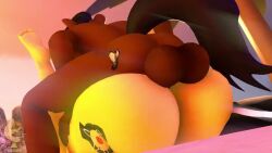 1boy 1girls 30_seconds 3d animated anthro ass audible_creampie audible_ejaculation balls balls_deep beach breasts cock friendship_is_magic longer_than_30_seconds mating_press my_little_pony realvinyl sound tagme video zedwin_(oc)