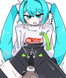 hatsune miku from goodsmile racing by voifoooork