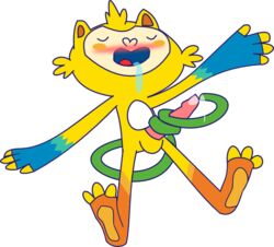 1boy 2015 2016_rio_olympics anthro barbecue_(artist) blush closed_eyes cum drooling edit feline male male_only mammal mascot masturbation olympics penis saliva smile solo tapering_penis vinicius_(mascot)