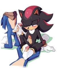 7624cq balls blue_arms foot_fetish footjob fur gloves group handjob hedgehog male male_only mammal multiple_males penis sega shadow_the_hedgehog socks solo_focus sonic_(series) sonic_boom sonic_the_hedgehog yaoi