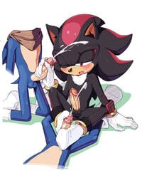 7624cq balls blue_arms cum cum_string cumshot foot_fetish footjob fur gloves group handjob hedgehog male male_only mammal multiple_males orgasm penis sega shadow_the_hedgehog socks solo_focus sonic_(series) sonic_boom sonic_the_hedgehog yaoi