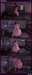 2022 2girls 3d bedroom breasts brigitte female lepetitejane1111 male overwatch overwatch_2 self_upload vore vore_belly vore_comic