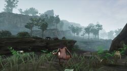 3d casual conan_exiles female human nudist pale_skin tagme tribal