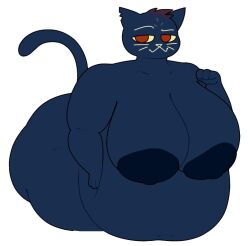 bbw big_ass big_breasts breasts bubble_butt chip_at_night feline female furry huge_ass huge_breasts mae_borowski night_in_the_woods overweight thick_thighs wide_hips