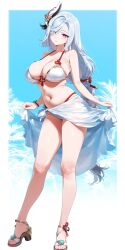 shenhe (genshin impact) from genshin impact by crowna77