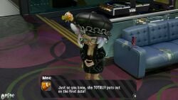 1girls 3d 3d_(artwork) 3d_render annie_(splatoon) bad_posture big_hat blender blender_(artwork) blender_(software) blender_cycles blush breast_peek breasts clownfish dialogue dialogue_box english english_dialogue english_text female femcel fishnet_legwear fishnets game_ui glasses hands_together hat jacket_only jacket_open knees_together_feet_apart looking_at_viewer nipple_peek nipples oofoe pastel_hair pov public public_nudity sea_anemone sea_anemone_humanoid short_girl shy splatoon talking_to_viewer