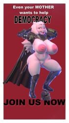 anthro big_breasts breasts chubby democracy female furry helldivers huge_breasts milf notsafeforgek tagme thick_thighs toriel tutori_(under(her)tail) under(her)tail undertale wide_hips