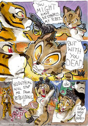 anthro areola bear better_late_than_never blood breasts comic daigaijin english_text erect_nipples feline female inkbunny_username kung_fu_panda male mammal master_po_ping master_tigress mei_ling nipples nude page_346 panda pussy text tiger