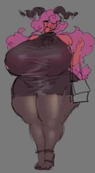 1girls 2d anthro anthro_only color colored colored_sketch curled_horns curly_hair evilpenislair female female_focus female_only furry furry_only gilf goat goat_ears goat_horns goat_humanoid heels horn horns huge_ass huge_breasts huge_butt huge_hips huge_thighs long_hair pink_hair shopping_bag sketch thick thick_ass thick_lips voluptuous voluptuous_female