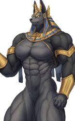 abs anubis biceps jackal male muscles muscular muscular_arms muscular_legs muscular_male muscular_thighs pecs