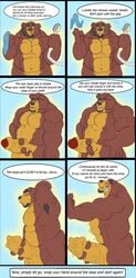 anthro balls bear brubearbrown english_text fur furry how_to male male_only mammal overweight penis pump solo text uncut vacuum vacuum_pumping