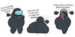 among_us among_us_black big_ass black_(among_us) bubble_butt huge_ass lewdewott tagme thick_thighs wide_hips