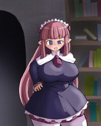 breasts clothed clothed_female disgaea gasotaxok huge_breasts large_breasts mage_(disgaea) nippon_ichi_software