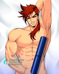 1boy bodypillow dakimakura fanart gambit hubandomaterial human human_only husbando light-skinned_male light_skin male_only marvel mitgard-knight x-men