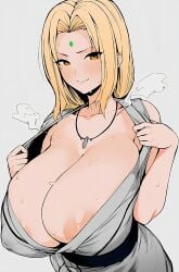 1girls 2022 airing_out ajaycolor areolae big_breasts big_nipples blonde_hair blush blushing_at_viewer blushing_profusely breasts brown_eyes cleavage color color_edit colored edit erect_nipples female female_only forehead_jewel forehead_mark gigantic_breasts gigantic_nipples hi_res hokage hotate-chan huge_breasts huge_nipples inviting_to_sex kunoichi large_areolae large_breasts large_nipples long_breasts long_cleavage long_hair looking_at_viewer massive_breasts mature_female milf naruto naruto_(series) naruto_shippuden necklace ninja nipple_bulge nipple_slip nipples off_shoulder pink_lips pink_nipples puffy_nipples revision seductive seductive_eyes seductive_look seductive_mouth seductive_smile shounen_jump slim_waist smile smiling smirk solo sweaty_body sweaty_breasts third-party_edit tsunade undressing yellow_background yellow_eyes yellow_theme